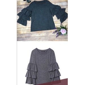 Ruffled Sleeve Banana Republic Blouse